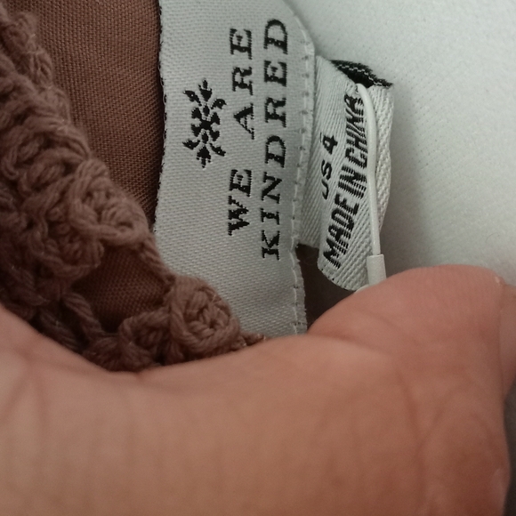 Chic Crochet Maxi Skirt in Brown - Picture 3 of 6